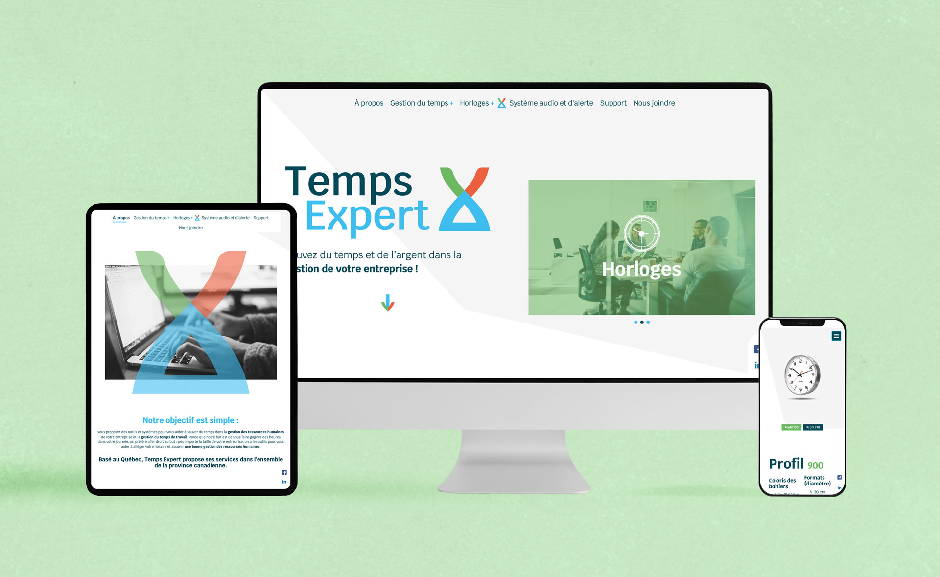 temps expert site web